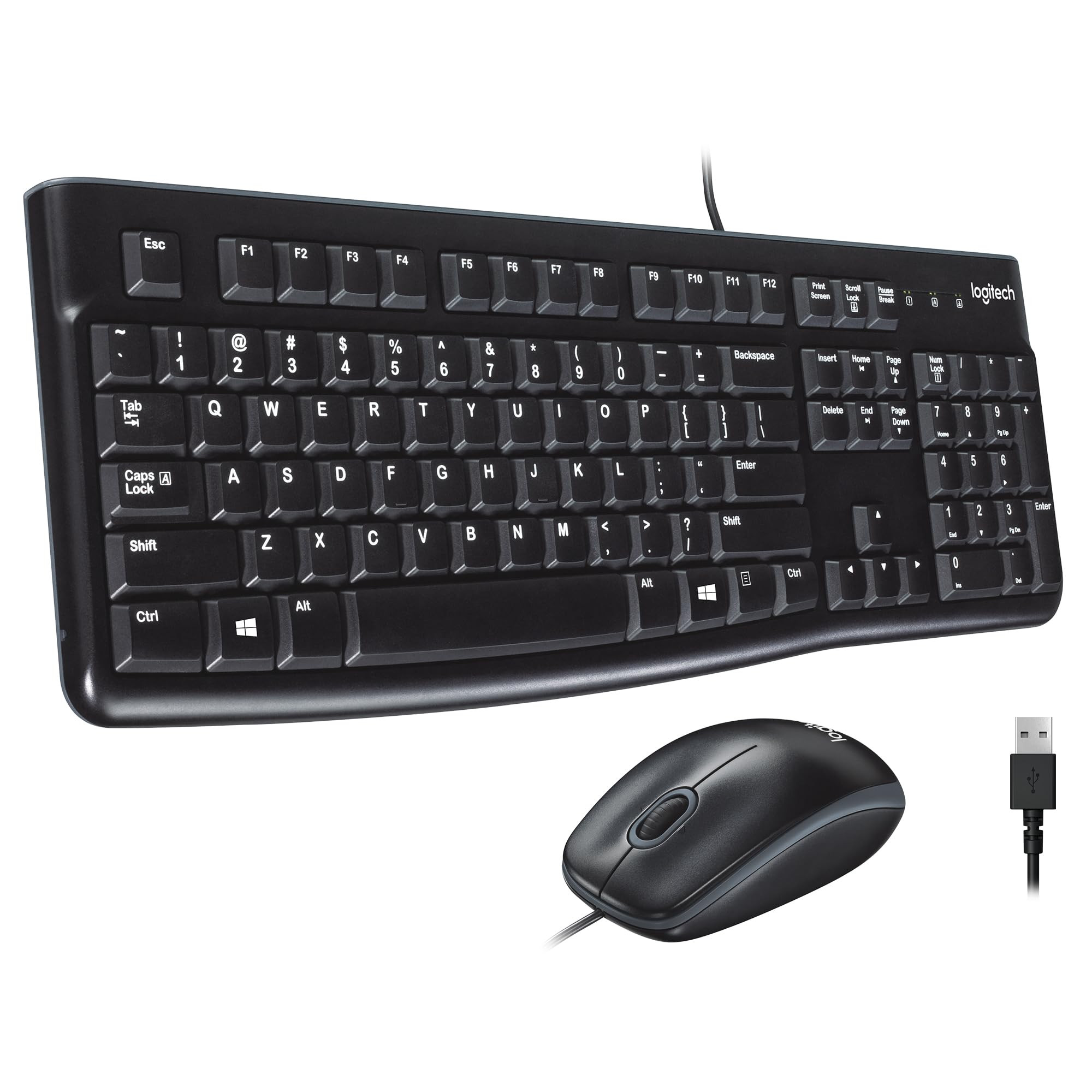 KIT TECLADO MOUSE LOGITECH MK120